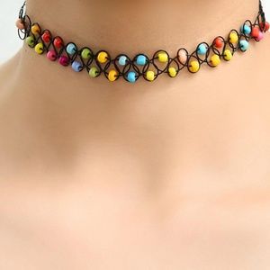 Bead Decor Choker